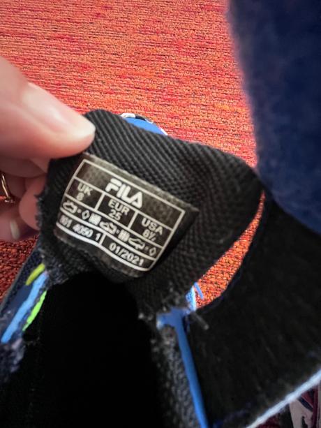 Tenisky fila 25 vd 16,5cm, fila,25