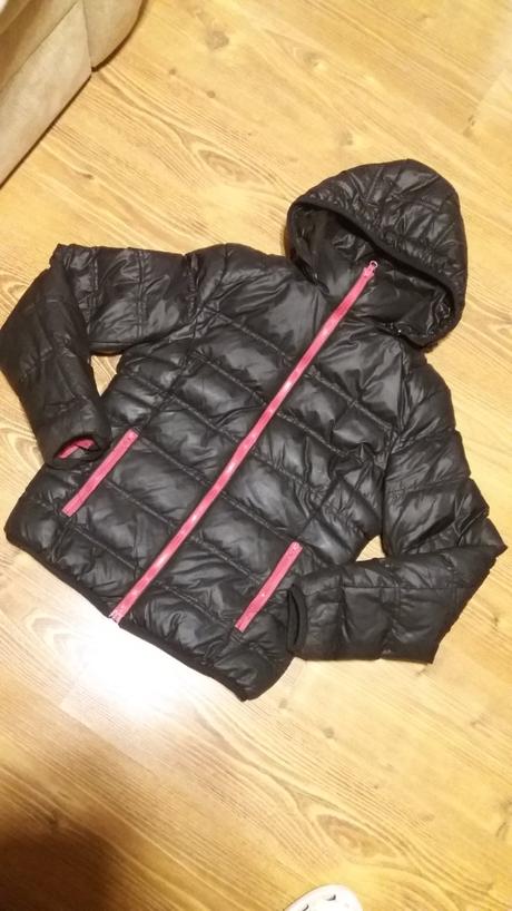 Čierna zimná vetrovka, l