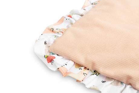 Sensillo velvet kompletdo kočíka s volánikom pikni, 