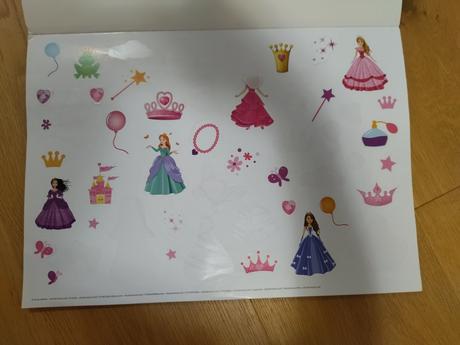 Omaľovánkové postery princezné,