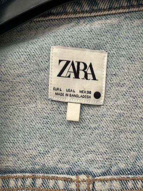 Riflové šaty, zara,l