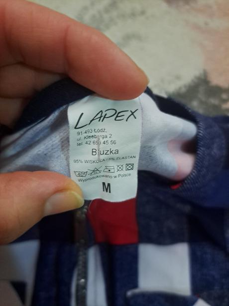 Modro červená blúzka, l