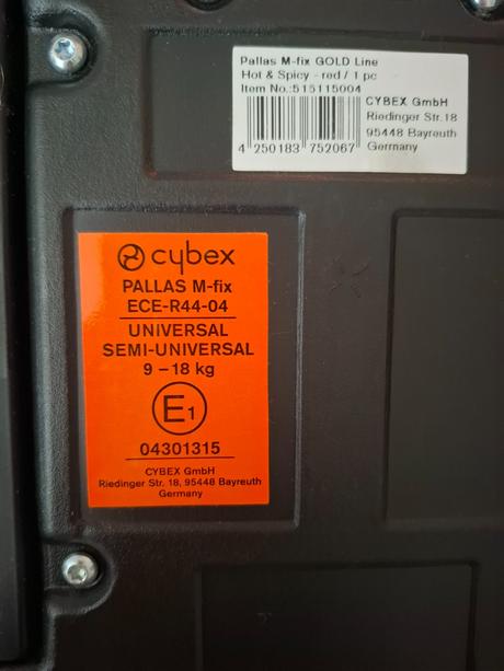 Autosedačka cybex pallax fix 9-36kg gold line, cybex