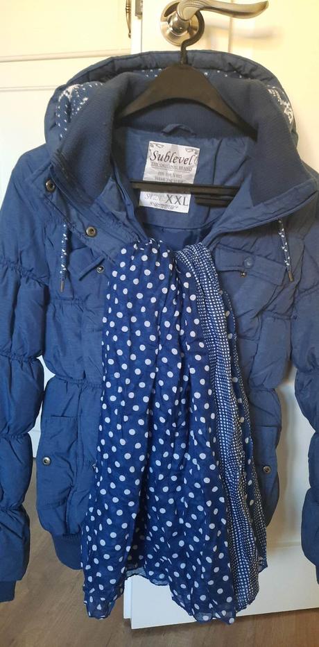 Damska zimna bunda, l