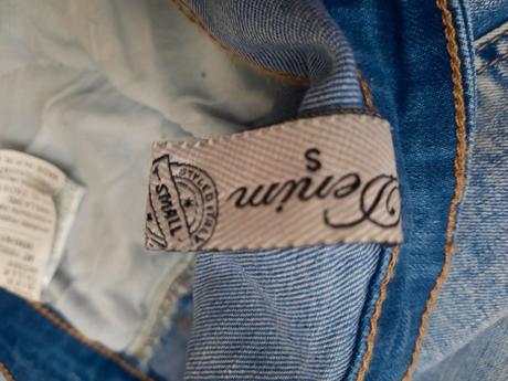 Riflová sukna italy vel.s, s