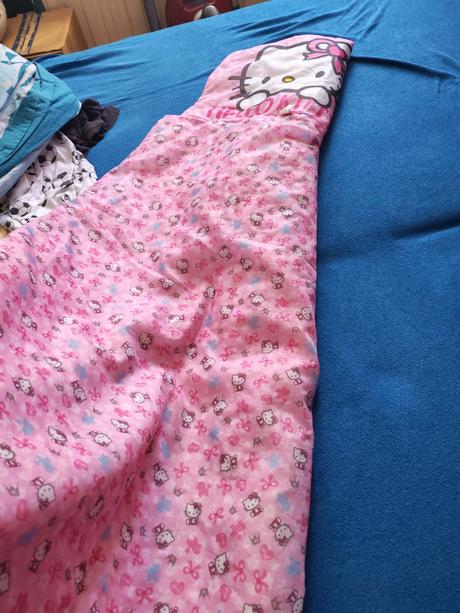 Tenký spacák hello kitty, šírka (cm): 70,dĺžka (cm): 150
