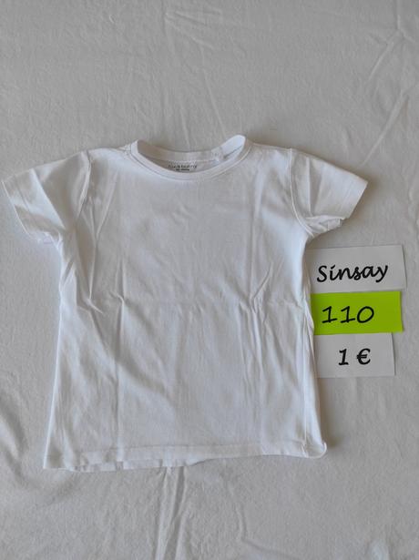 Tričká krátky rukáv, rôzne, sinsay,110