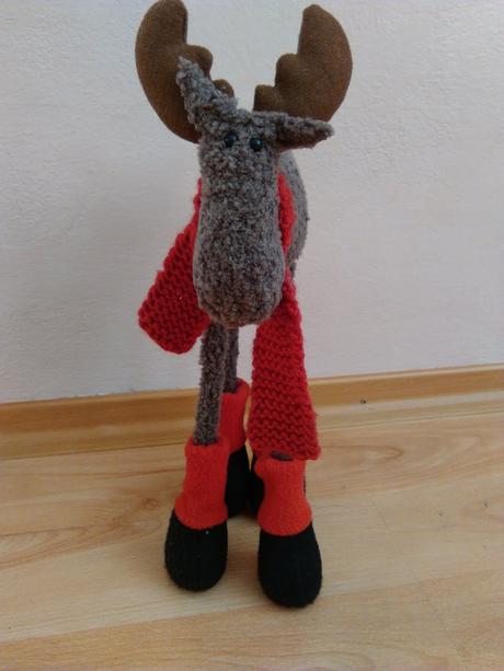 Vianočný sob so salom,