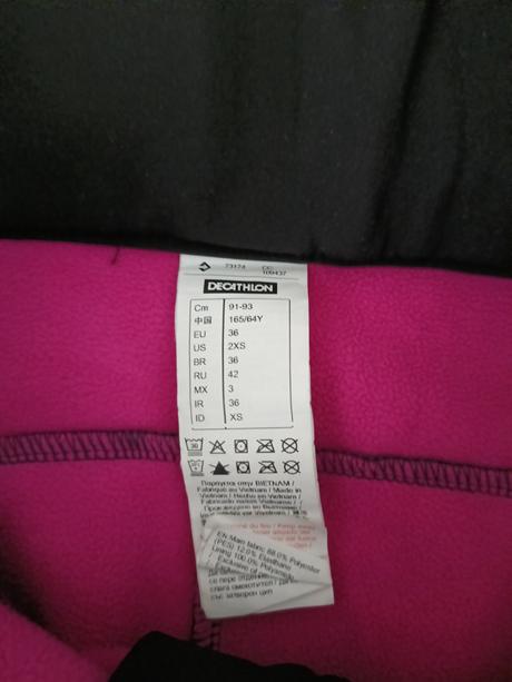Lyžiarske nohavice decathlon, decathlon,36