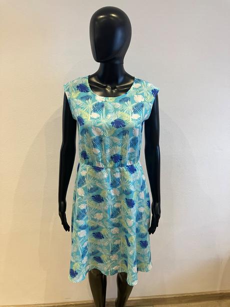 Dámske šaty vzorované letné (m), m