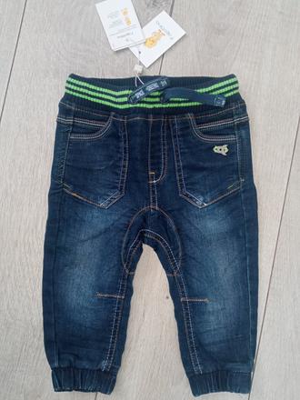 Chlapčenské tmavomodré rifle (9-12mes.), fagottino,74