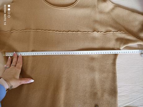 Vrúbkovaný pulóver, m
