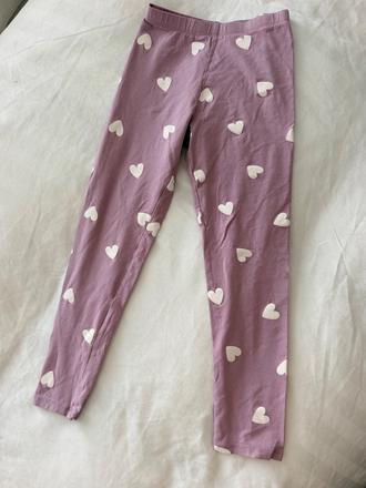 Leginky so srdieckami, h&m,128