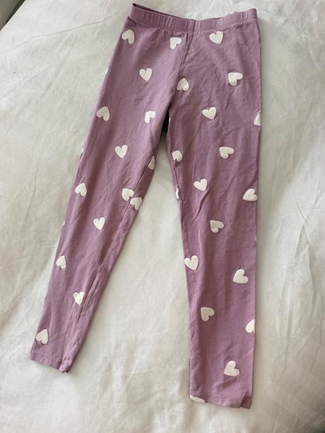 Leginky so srdieckami, h&m,128
