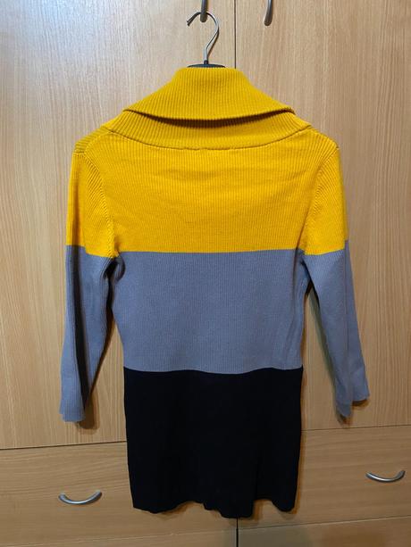 Čierno-sivo-žltý rolák bpc bonprix collection, s