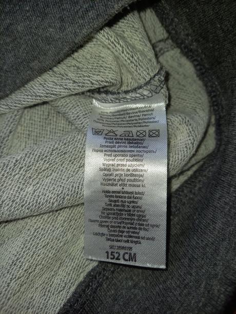 Crop mikina s nariasenými rukávmi, kik,152