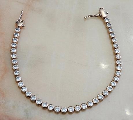 Roségold pierre lang nádherný náramok s kamienkami,