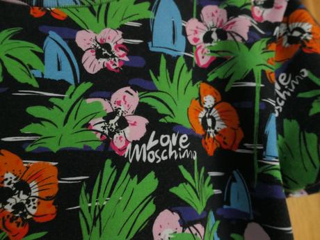 Love moschino ikon damske letne top saticky m/l, moschino,m