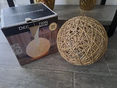 Svetelná guľa,  luxusná, 