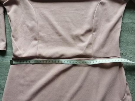 Pružné ružové šaty v38, 38