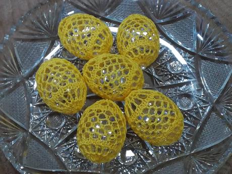 Háčkované vajíčka - a15,