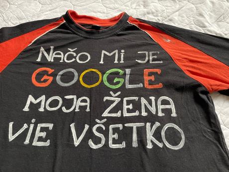 2tričká načo mi je google,majster sveta v gaučingu, xl