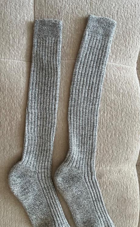 Nové sivé bavlnené podkolienky, 35 - 38, 38