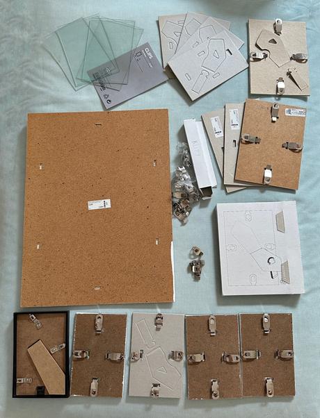 Rôzne rámiky z ikea a obraz, 