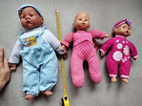 3x bábiky so zvukom, 