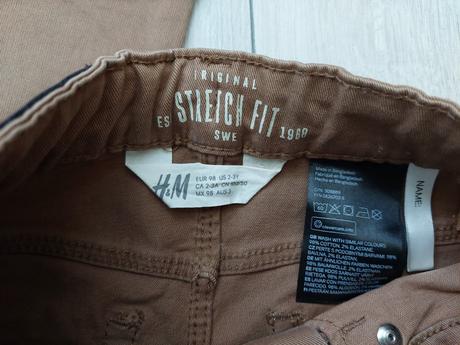 Frajerske nohavice, h&m,98