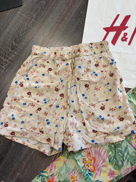 H&m lahke letne dievčenske nohavice na 9-10 rokov, h&m,140