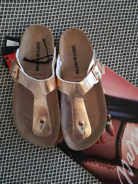 Metalické šlapky, 38