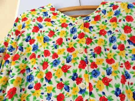 Letná kvetovaná blúzka, xxl