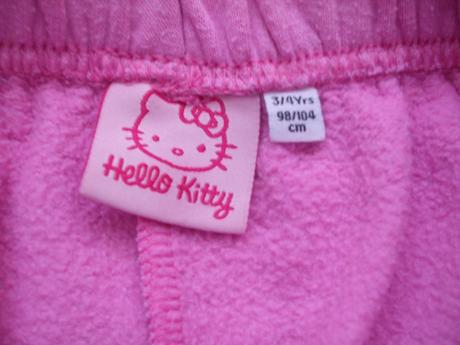 Tepláčky hello kitty, sanrio,98