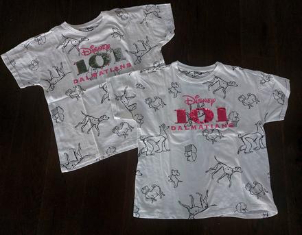 Nadherne len oprane tricka s dalmatincami disney, reserved,164