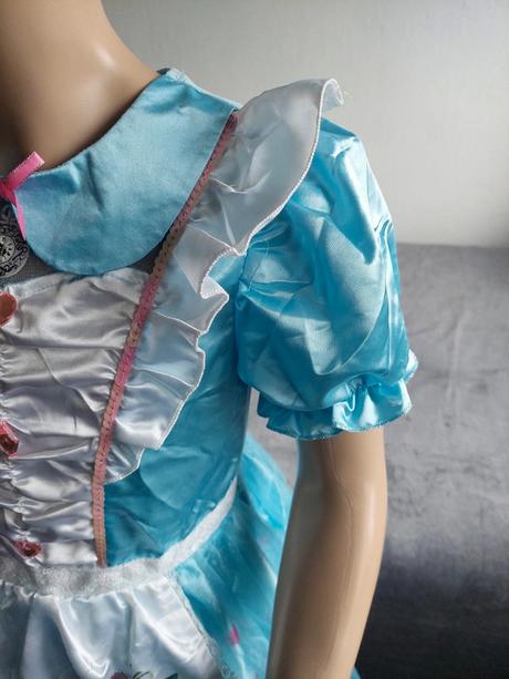 Alica v krajine zázrakov komplet kostým 122-128,