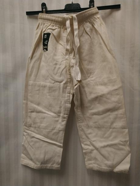 Detské čierno krémové kimono judo, kabuki, 110-122, 110 / 116 / 122