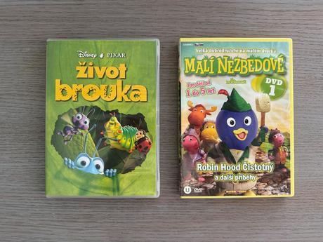 Rôzne detské dvd,