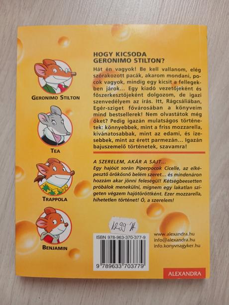 Geronimo stilton a szerelem akár a sajt,