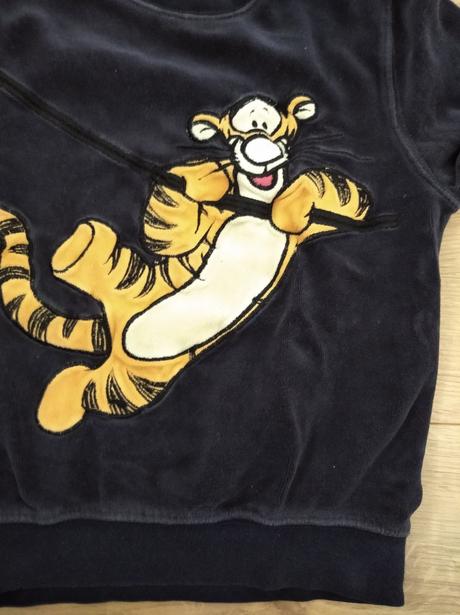 Velúrová mikina disney (h&m), veľ. 98/104, h&m,104