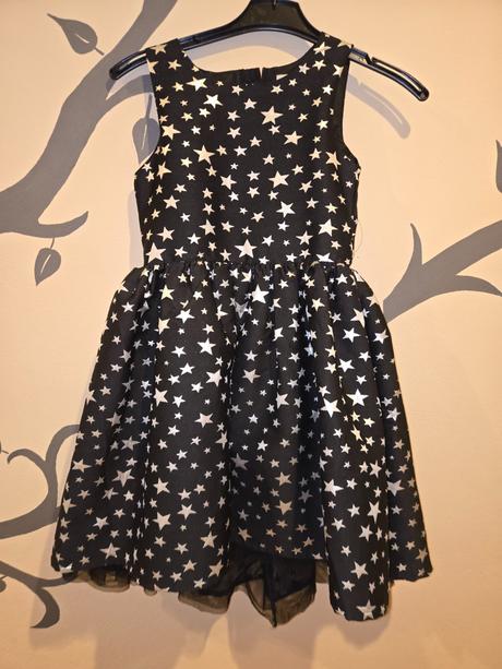 Šaty s hviezdičkami 134/140 h&m, h&m,140