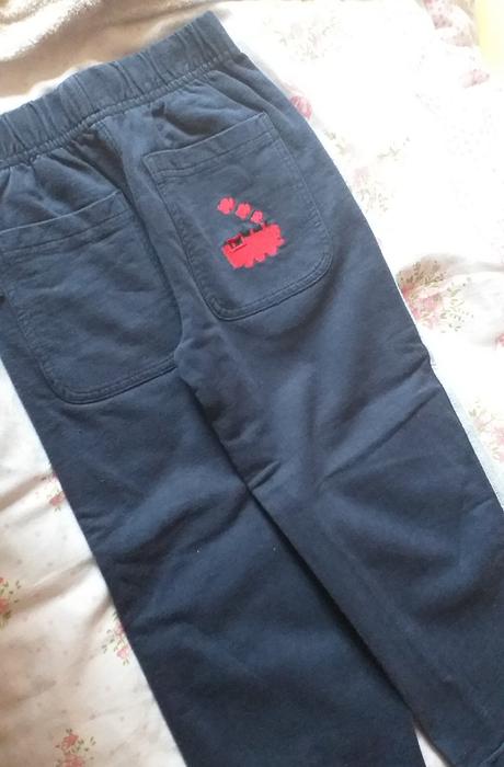 Tepláky vláčik tomáš, mothercare,104