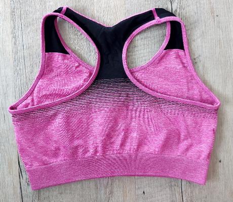 Rúžová športová podprsenka, l