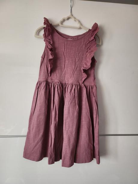 4x bavln. šaty 6-7r, h&m,122