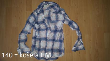 Košeľa, h&m,140
