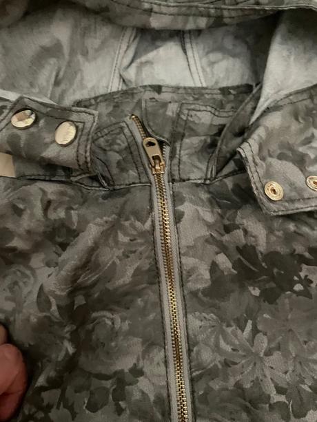 Prechodný kabát olive 8-9 rokov, h&m,134