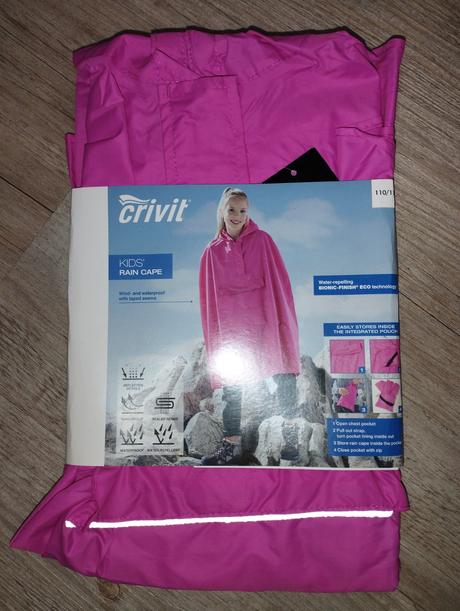 Detský plášť do dažďa, crivit,110 / 116