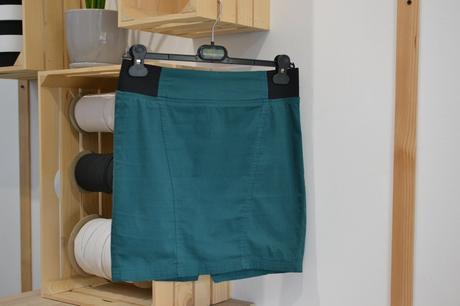 Smaragdová sukňa s, s