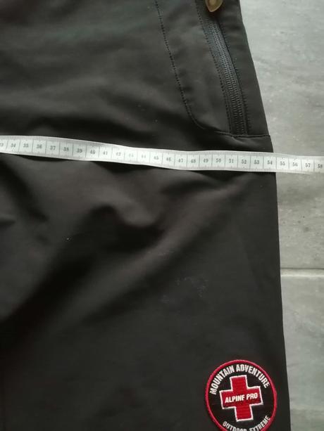 Softshell čierne kraťase alpinepro vl, alpine pro,l