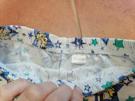 3x bavlnené kraťasky, lupilu,104